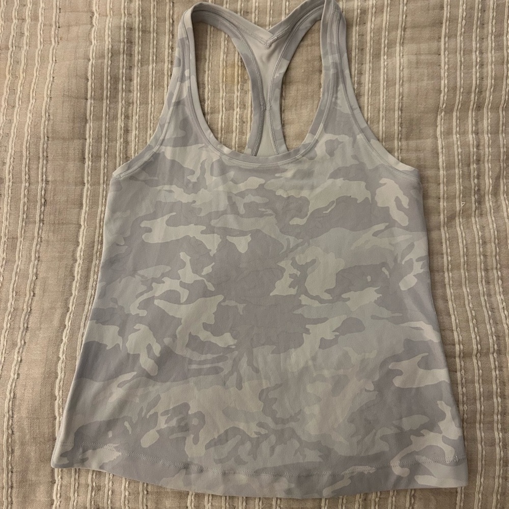 Lululemon white camo tank